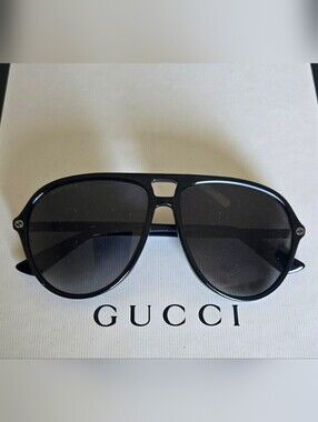 Gucci Polarized Aviator Sunglasses GG0119s 006
